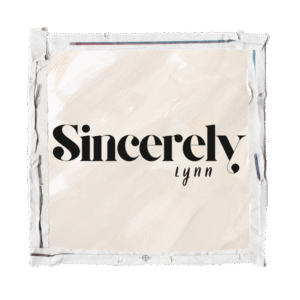 logo for sincerely lynn with navy and blush touch (2)